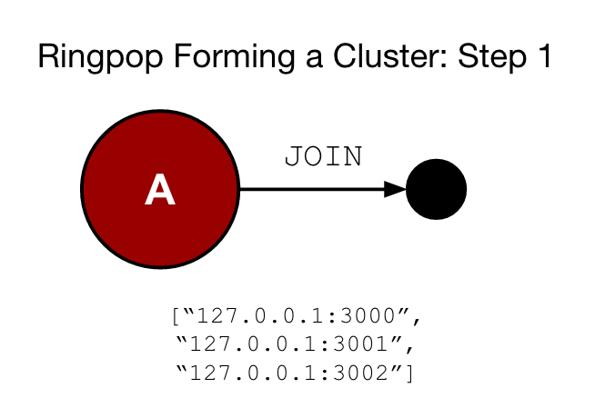 Ringpop Cluster Form Step 1