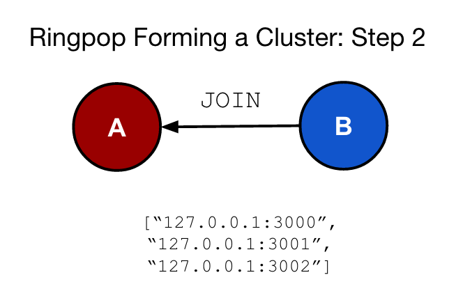 Ringpop Cluster Form Step 2