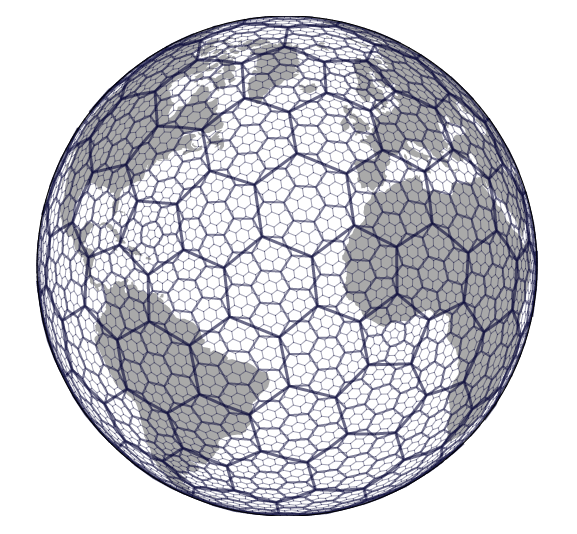 H3 将地球切分成了一个个的六边形，可以用于更精确的分析任务。